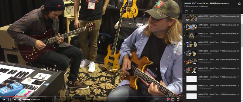 NAMM 2017 YouTube Playlist